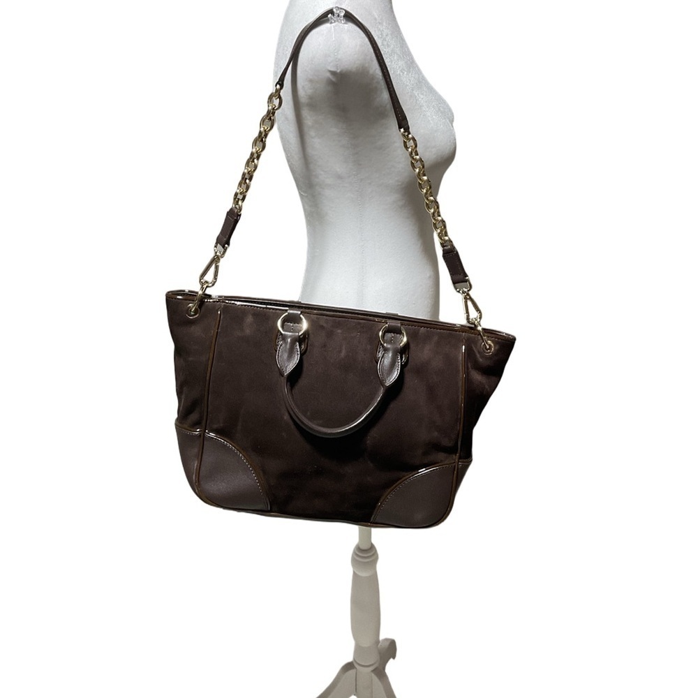 TIFFANY & Co Italian Leather & Suede Handbag - Picture 12 of 12